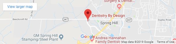 map of directions to Dentistry By Design